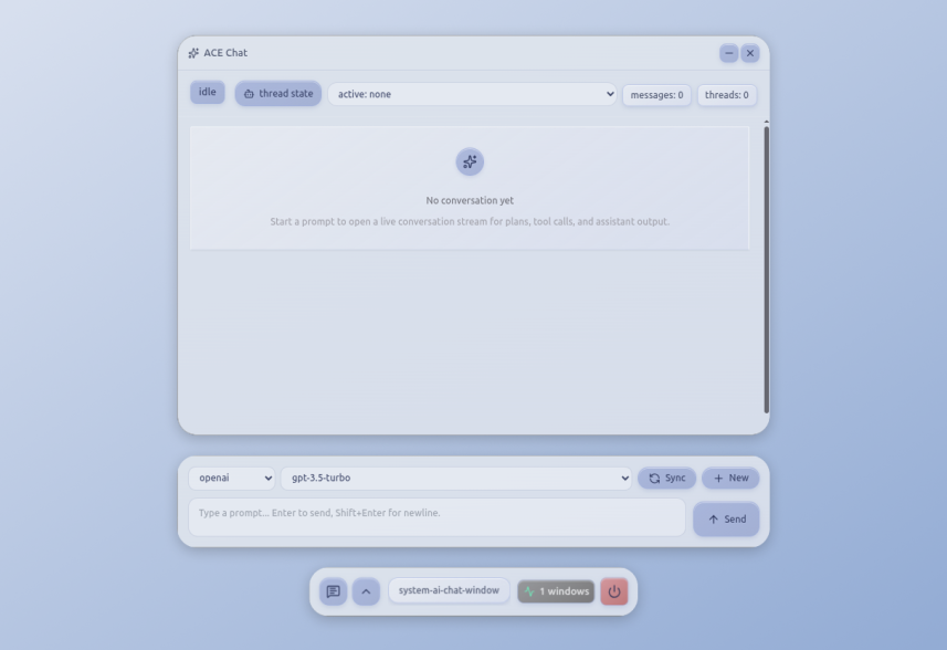 ACE — Agentic Client Environment