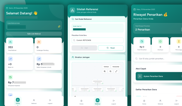 Sejuta Baitullah — Financial & Referral Platform